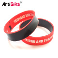 Promocional personalizado odm em relevo pulseiras de silicone